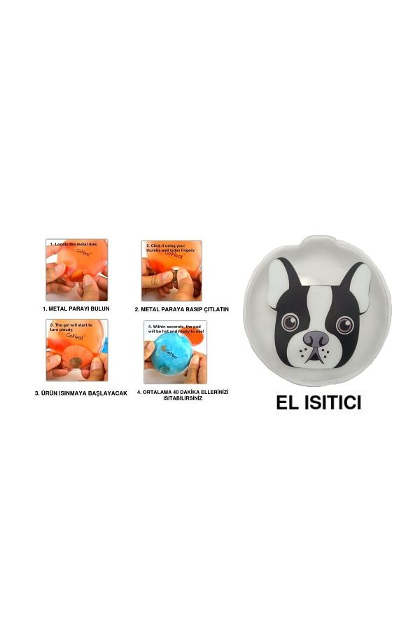 Sia-Pvc 9cm Dog Pocket Stove - Hand Warmer & Whistle Water Bag 1