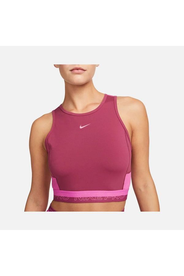 Burgundy nike crop top clearance