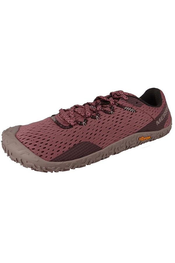 Merrell-Damen Sportliche Halbschuhe Wanderschuhe Vapor Glove 6 Barefoot J067720 Rosa Burlwood Textil/Synthe 1