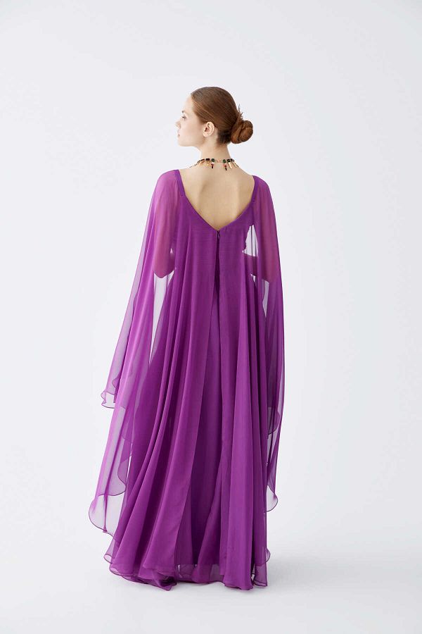 Roman purple dress 2025