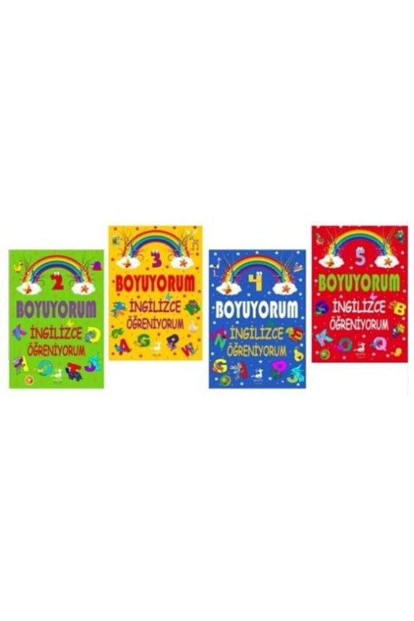 Olimpos Yayınları-I'm Painting I'm Learning English 1stSet (4 Books) 1