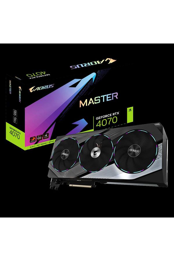 Gigabyte-RTX 4070 AORUS MASTER 12GB GDDR6X 192 Bit RGB LED Nvidia Graphics Card 1