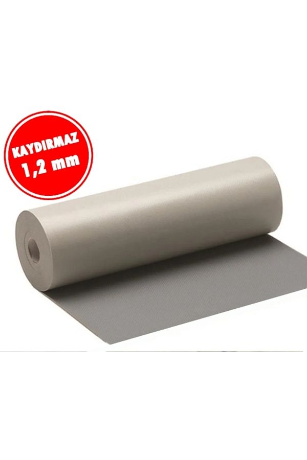 ALMITAL-36cm X 1 Meter - Light Gray Artificial Leather, Dot Pattern, Non-Slip Carpet Inside the Drawer, Drawer Carpet 1