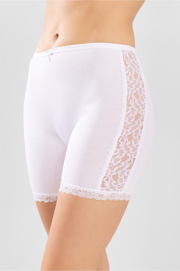 White lycra shorts ladies on sale