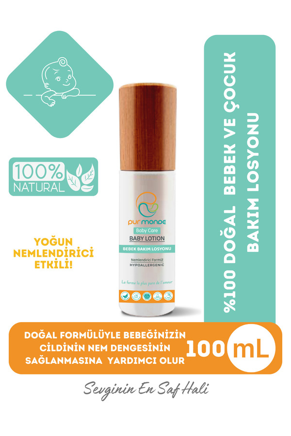 Pur Monde Doğal Bebek Bakım Losyonu 100ML