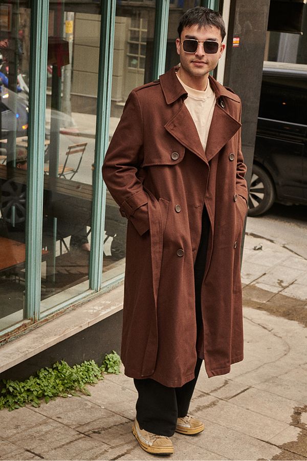 Old style trench coat hot sale