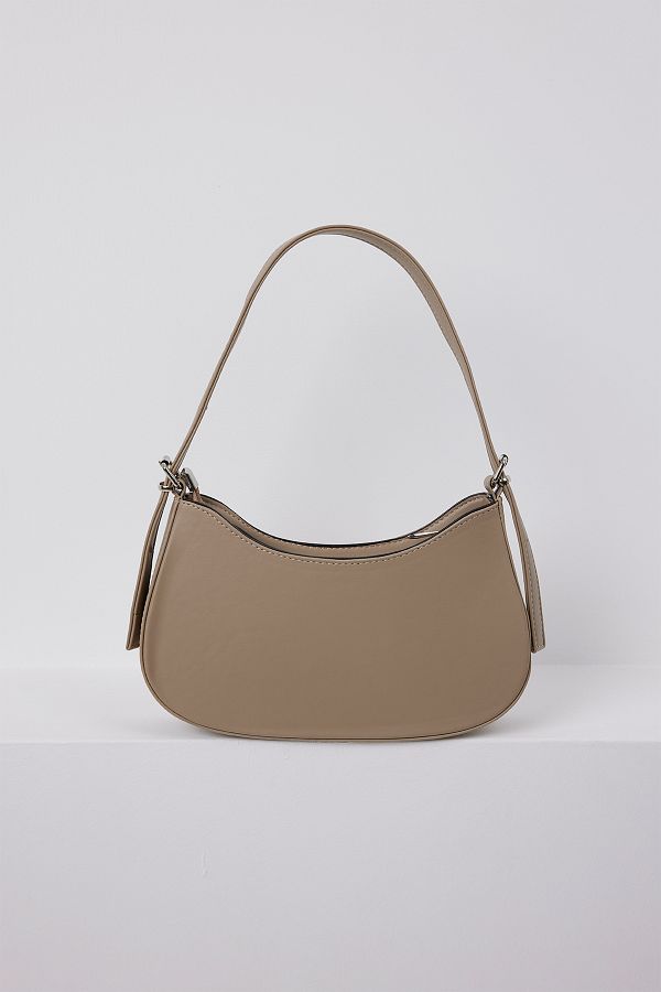 Bigdart-Armine Damen Flache Baguette-Tasche in Beige010167 1