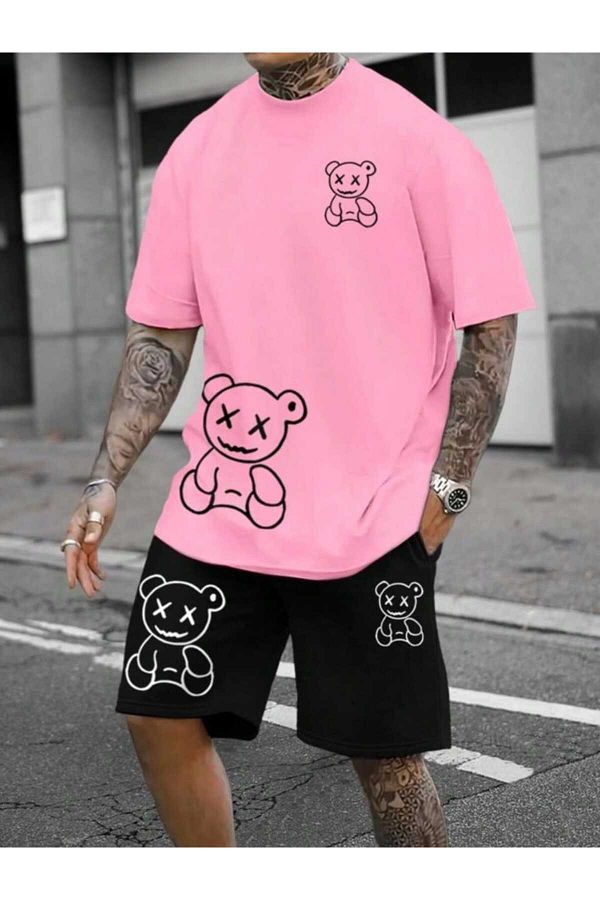 Hot pink plus size shorts on sale