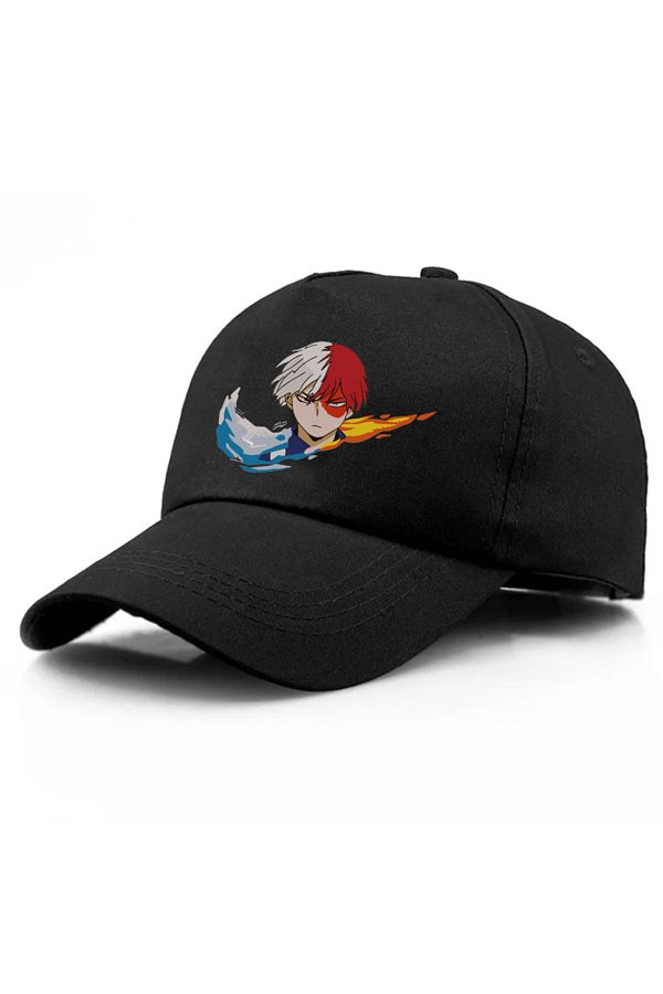 POPULUS-My Hero Acamdeia Todoroki Minimal Logo Hat 1