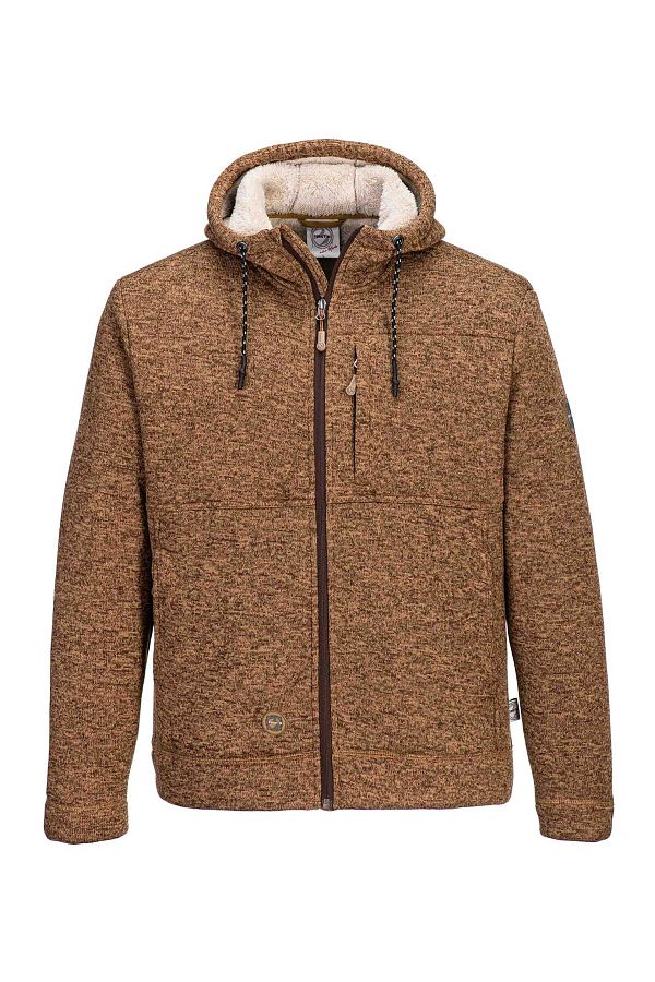 First B-Strickfleecejacke windabweisend, wasserabweisend, atmungsaktiv 1