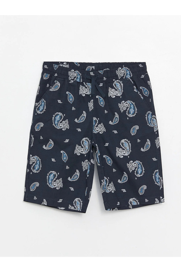 LC Waikiki-LCW Kids Comfortable Fit Elastic Waist Boys' Shorts 1
