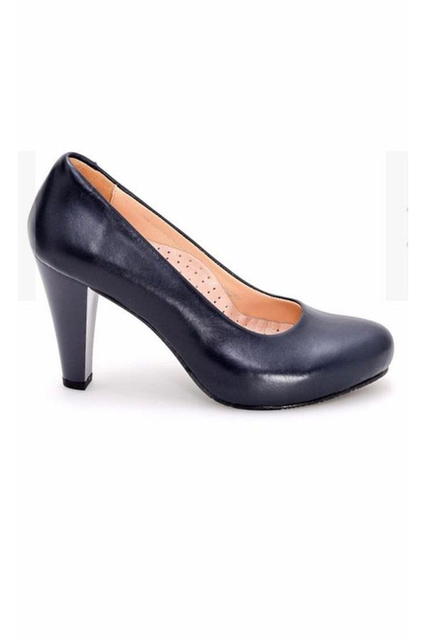 ALM RA AYAKKABI 100 Genuine Leather Stewardess Shoes with Hidden Palrtform Trendyol