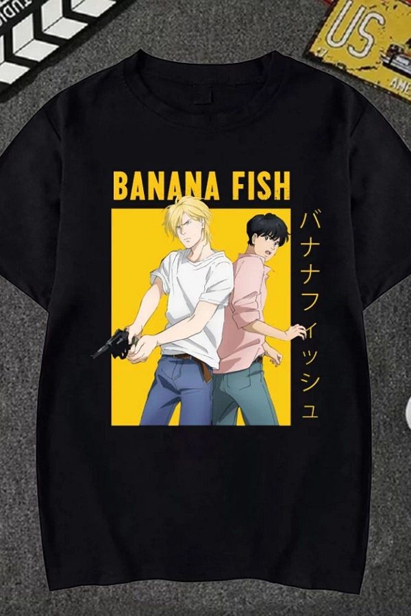 Kostebek Grf Banana Fish Eiji Unisex T shirt Trendyol