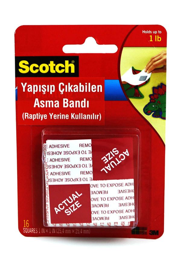 3M-Scotch Double Sided Adhesive and Removable Hanging Tape 1