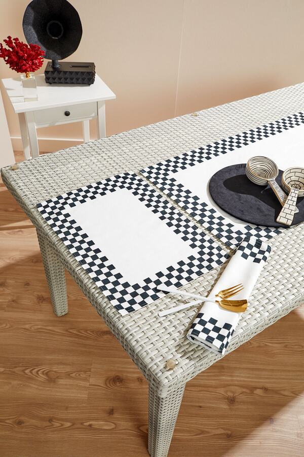 AYSHOME-Set de 4 piese American Service Pattern Runner 1