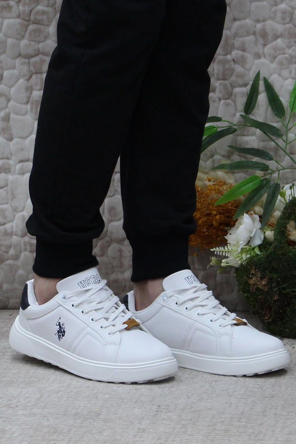 U.S. Polo Assn. U.S. Polo Assn.K t White Original Product Sneaker Sports Shoes Trendyol