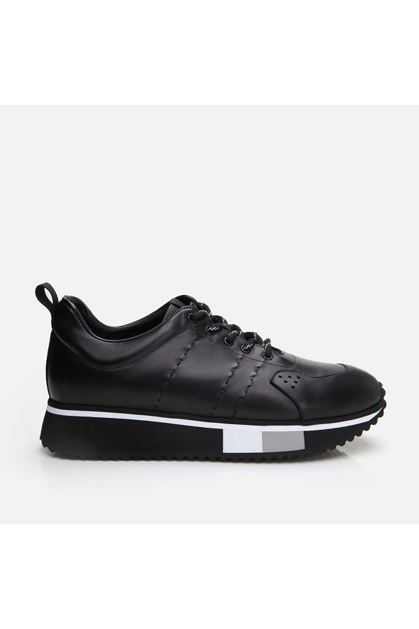 Genuine leather sports shoes hot sale