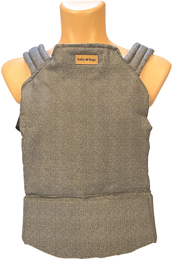 Baby Hugs Bel Destekli Kanguru Bebek Taşıma Desenli Siyah