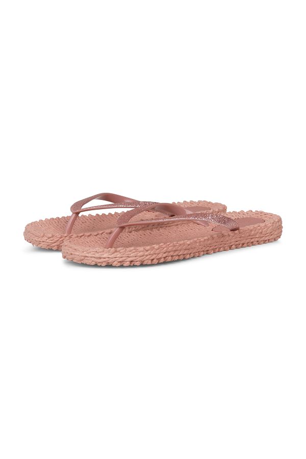 Ilse Jacobsen-Misty Rose Cheerful01 - Pink Silvery Flip Flops 1