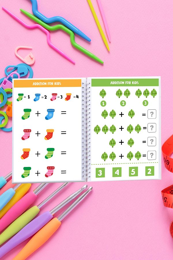 Minicopy-Math Check Copy Work Notebook - With Matchings, 20 Sheets, Black/White 1