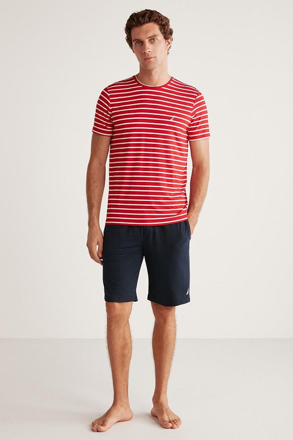 Nautica-T-shirt and shorts pajama set 1