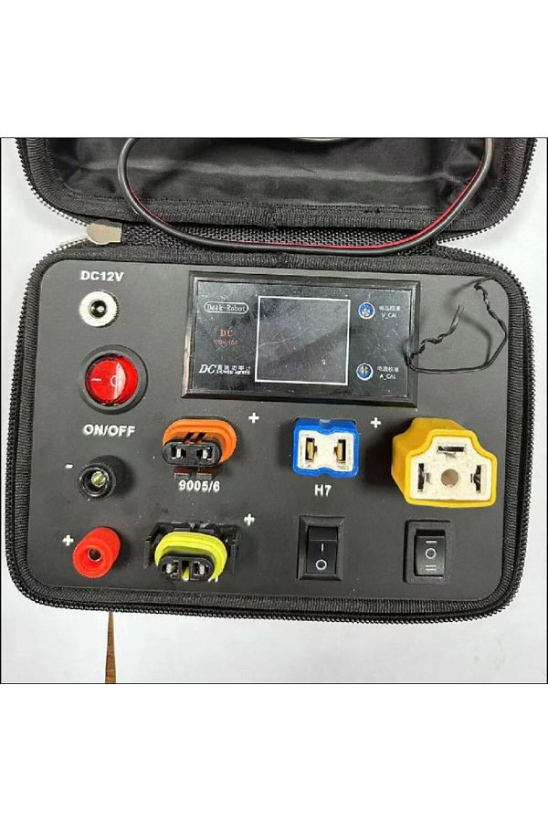 Lepsuka-AUTO HEADLIGHT LED BULB TESTER 12V T10,CW5,H4,H7,H8,H9,H11,9005 1