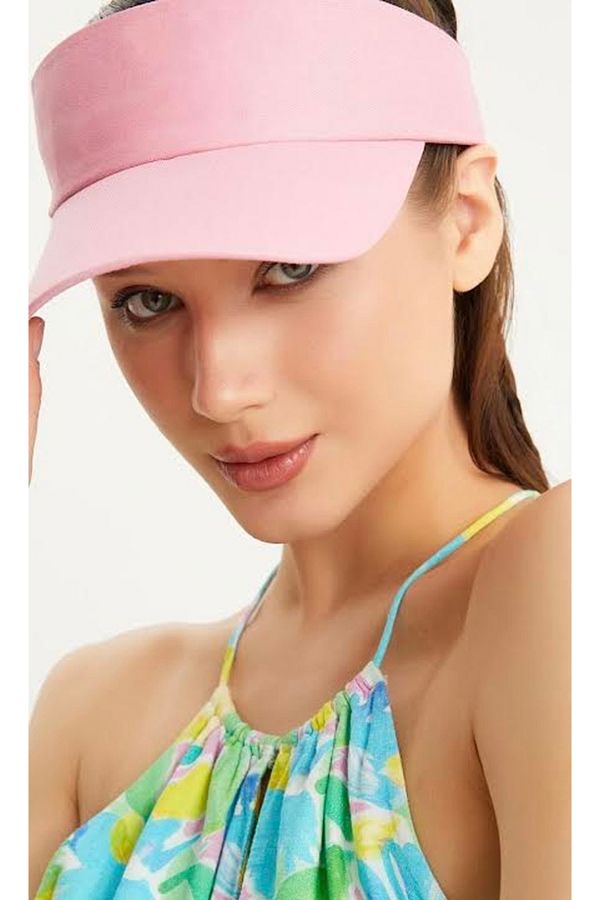 Pink tennis visor store