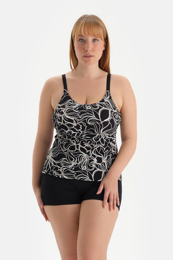 Dagi-Recovery Corset Effektives Tankini-Oberteil in Weiß und Schwarz 1
