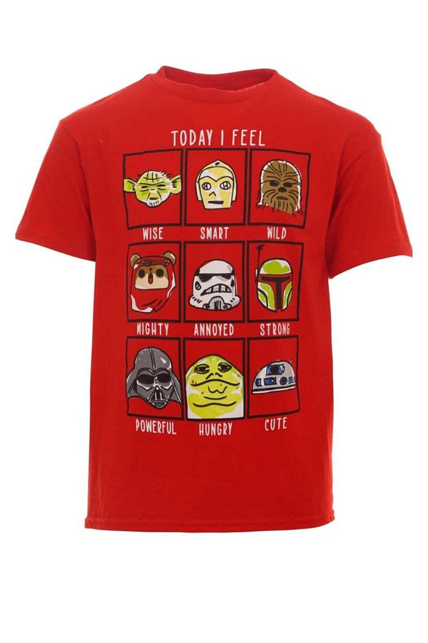 PUNIX KIDS CUSTOM DESIGN STAR WARS CHARACTERS DETAIL MEN S YOUTH SHORT SLEEVE SUMMER T SHIRT Trendyol