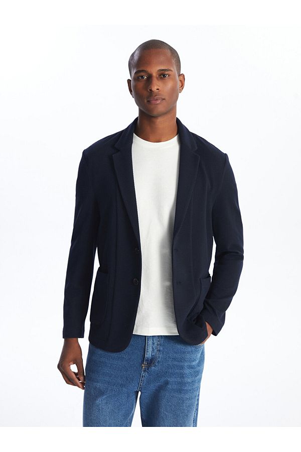 Slim fit blazer with jeans shop