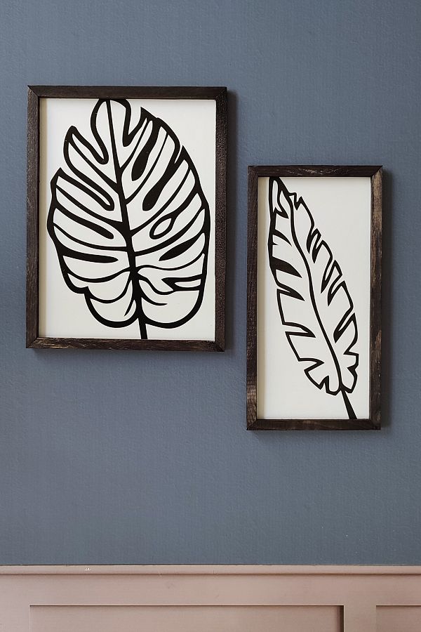 Yoko Home-Table Set - Palm Pattern 3 mm Uv Printed on Mdf 1