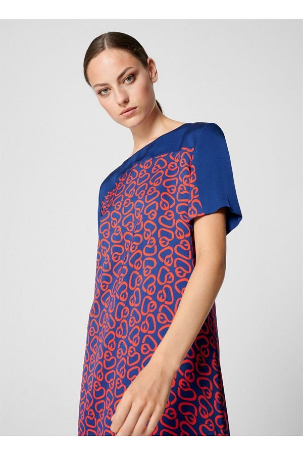 Escada navy dress clearance