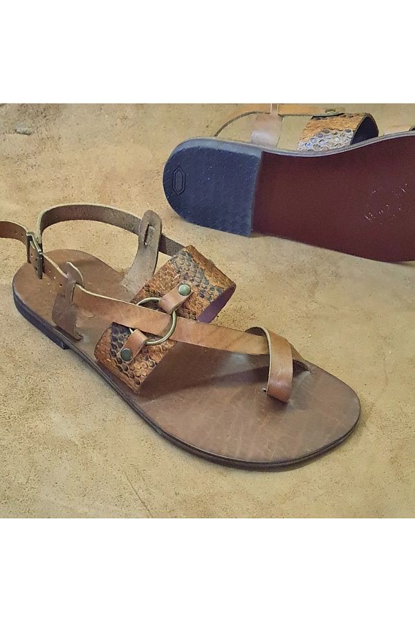 Stylish leather sandals discount