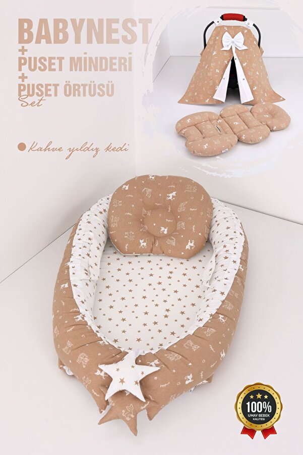 Umaybebek Babynest, Bebek Uyku Yatağı 0-2 Yaş - Puset Takımı