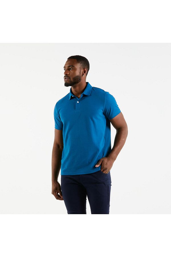 Decathlon Blue Men s Polo T Shirt Sailing 100 Trendyol