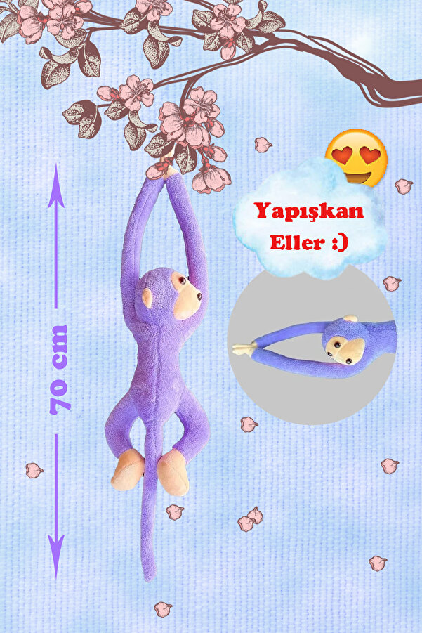 STORE24 Peluş maymun elleri yapışan