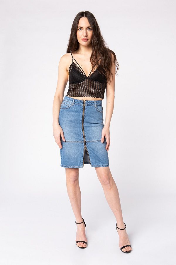 Vigoss jean skirt outlet