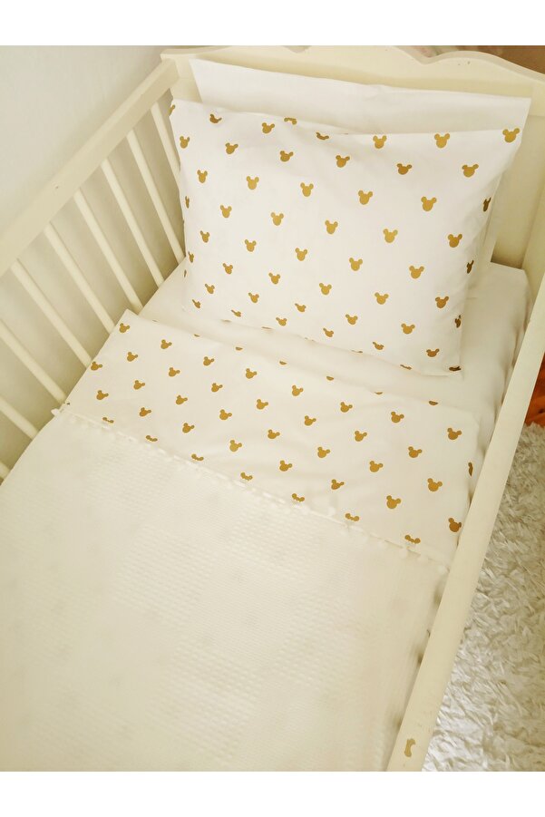 Wenaris 4 Parçalık Pike Takımı Battaniye ,2 Yastık Kılıfı Ve Çarşaf