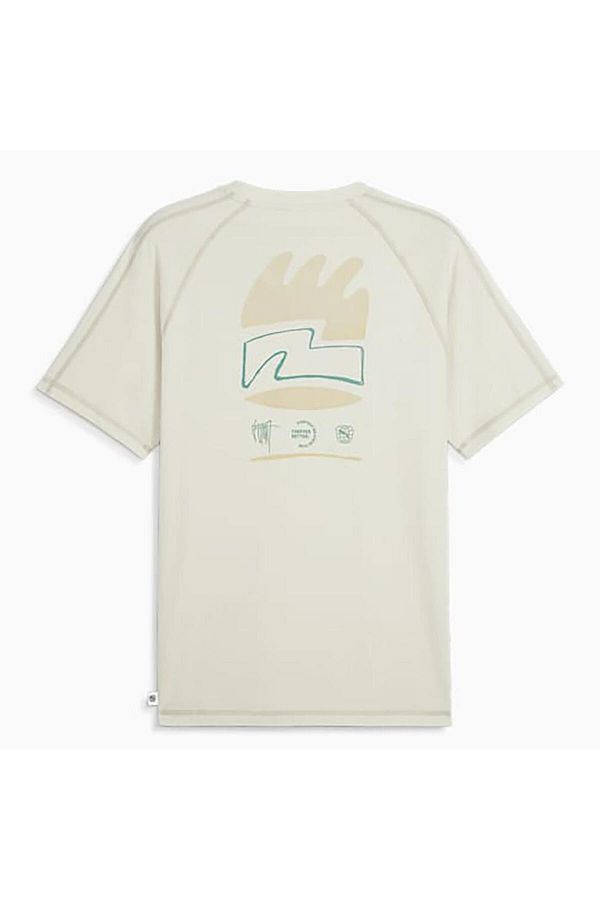 Puma Cream Colored T-shirt - RE:Collection (624402-87)- Trendyol