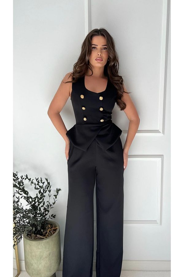 ems fashion COPY new season suit like maxi length jumpsuit Trendyol