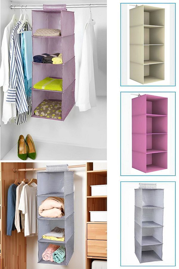 Shelf shirt organizer top