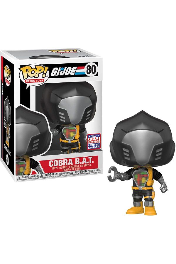 Funko-Pop GI Joe Cobra Bat Funkon 2021 Convention Exclusive#80 B.A.T. Figure 1