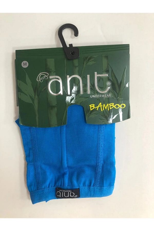 Anıt-1273 Boxer pentru bărbați de culoare solidă din bambus cu opțiuni de culoare 1