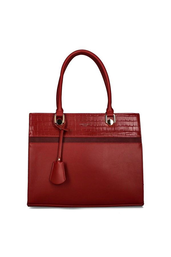 David jones red handbags store