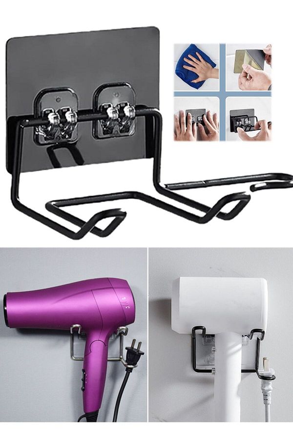 Straightener and blow dryer holder on sale