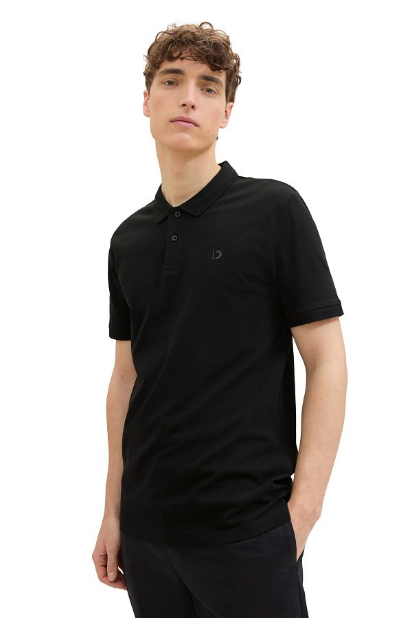 Tom Tailor Polo T shirt Black Regular fit Trendyol