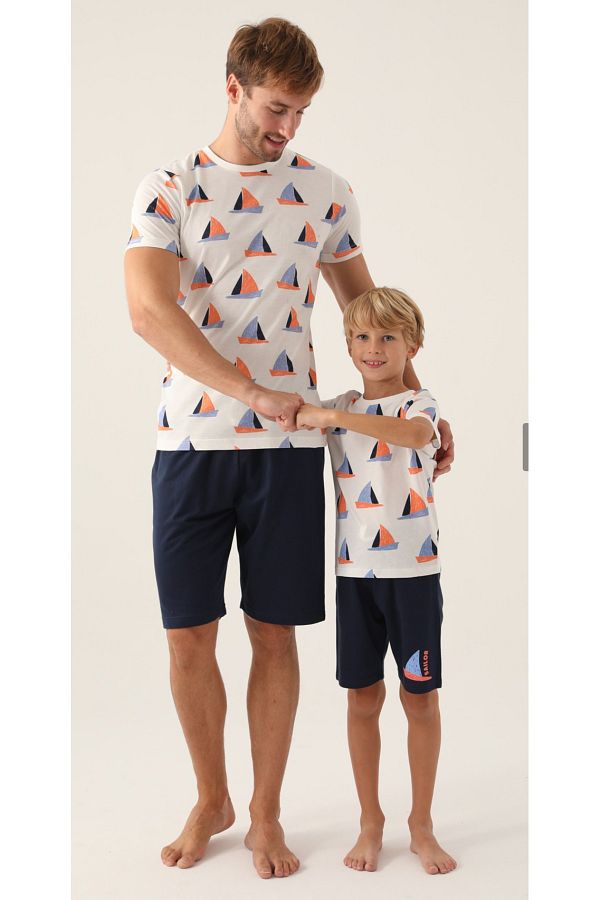 Rolypoly-Set pantaloni scurți tricouri pentru bărbați și copii - Combinație tată, fiu și familie (prețuri separat) 1