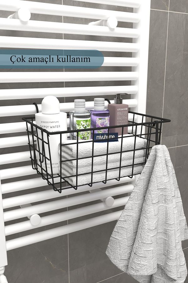 moniev Hangable Towel Warmer Organizer Towel Holder Bathroom Organizer Towel Drying Hangable Towel Basket Trendyol