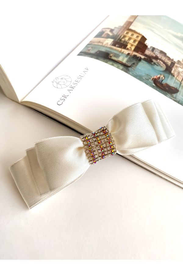 CSR AKSESUAR-multi-layer colorful zircon stone bow buckle 1