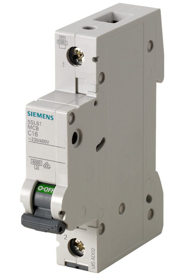 Siemens-10 Ampere Automatic Fuse with Switch B1 10a 6ka 1